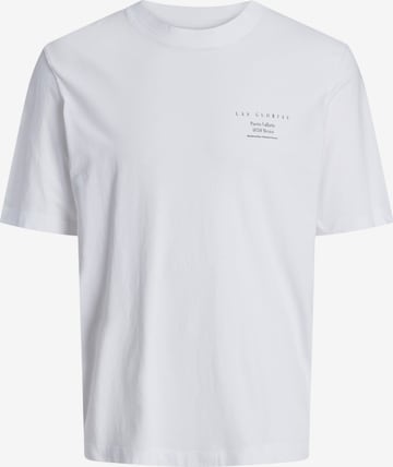 T-Shirt Jack & Jones Junior en blanc : devant