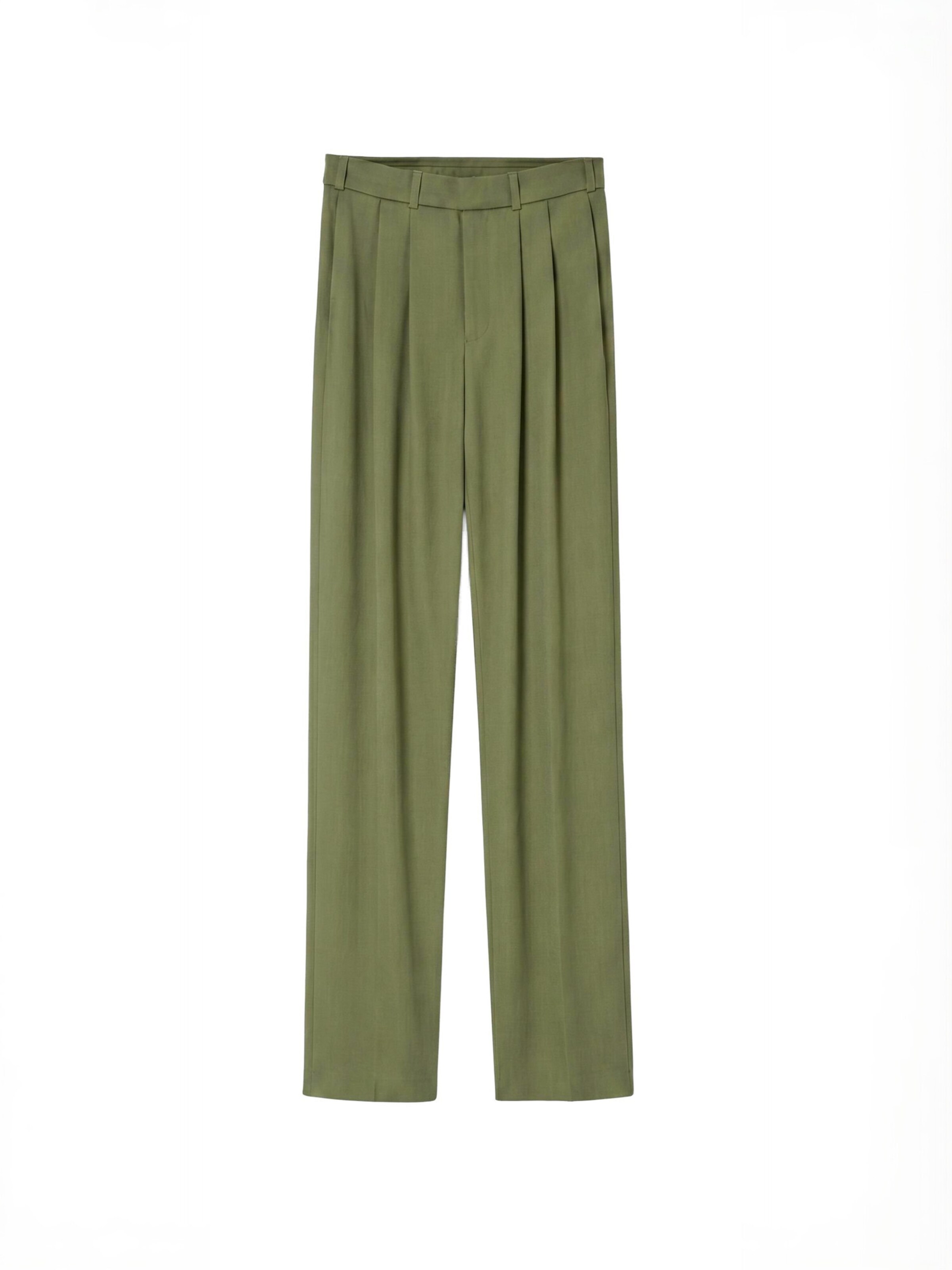 Pantalon ' Amina ' Opal Studio en vert : devant