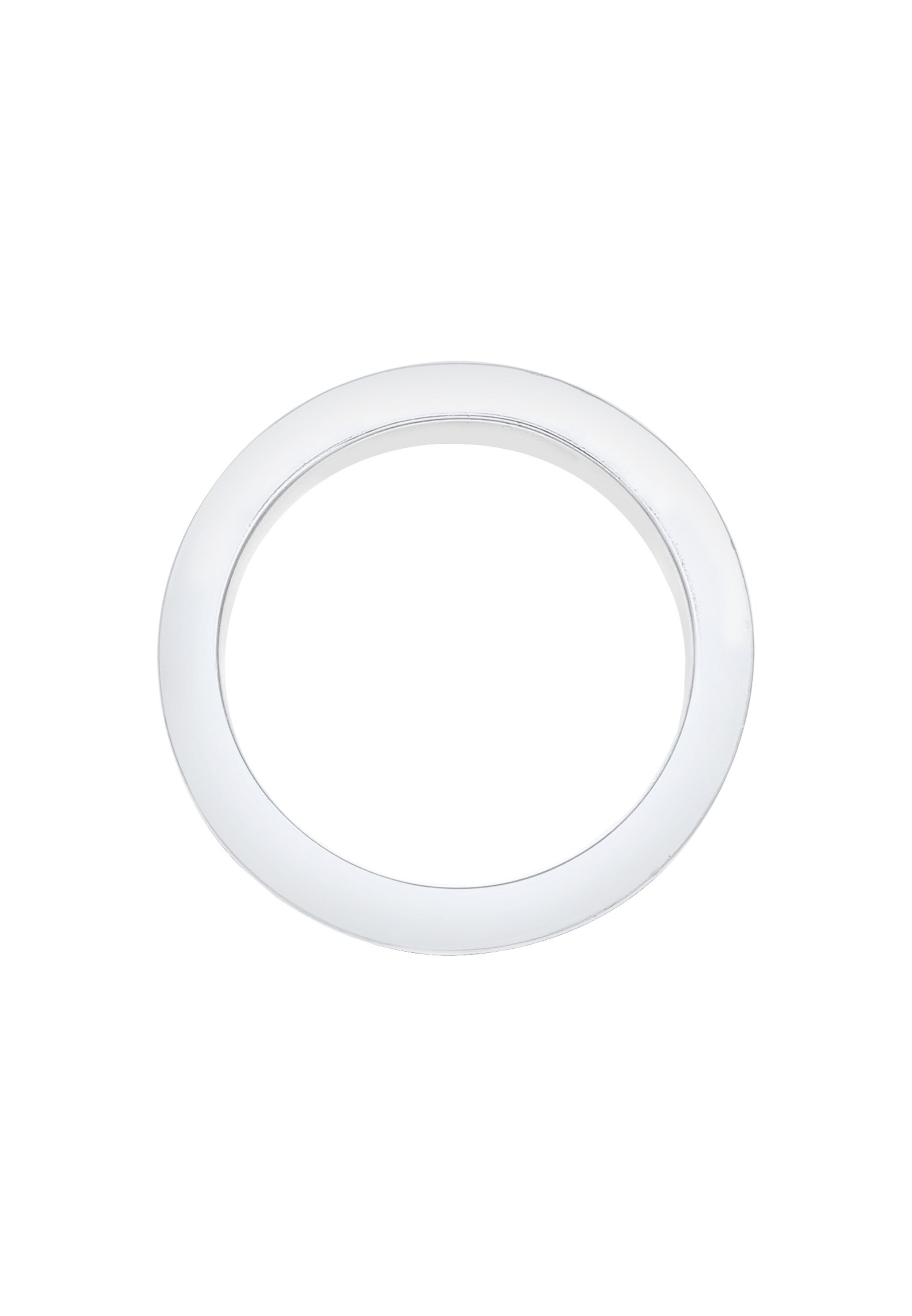 KUZZOI Ring Bandring, Twisted in Silber