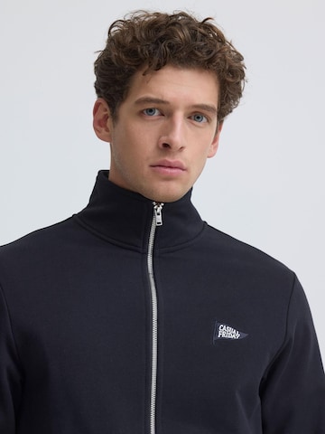 Casual Friday - Casaco em moletão ' CFGislev ' em azul