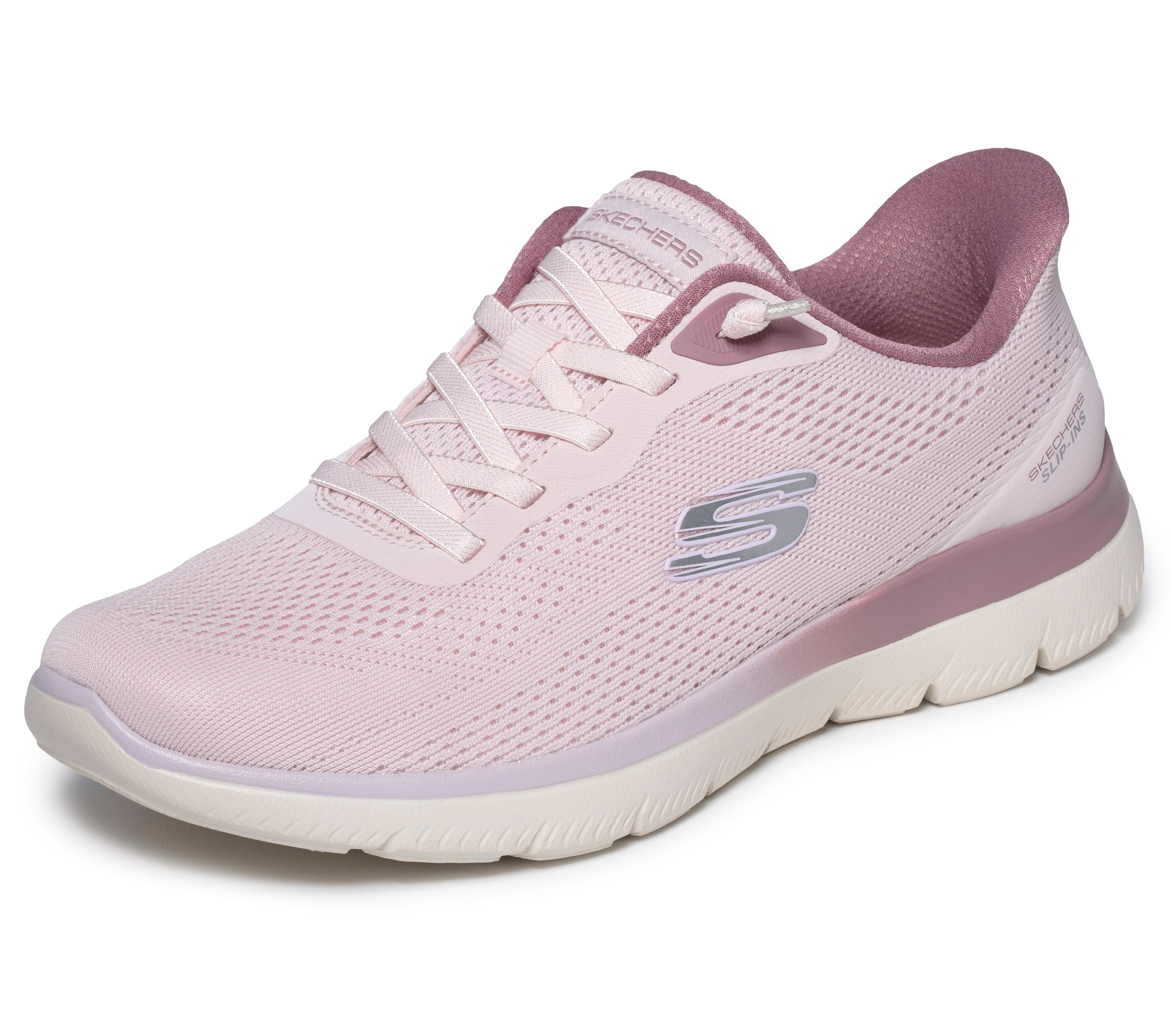 SKECHERS Slip-Ons in Purple: front
