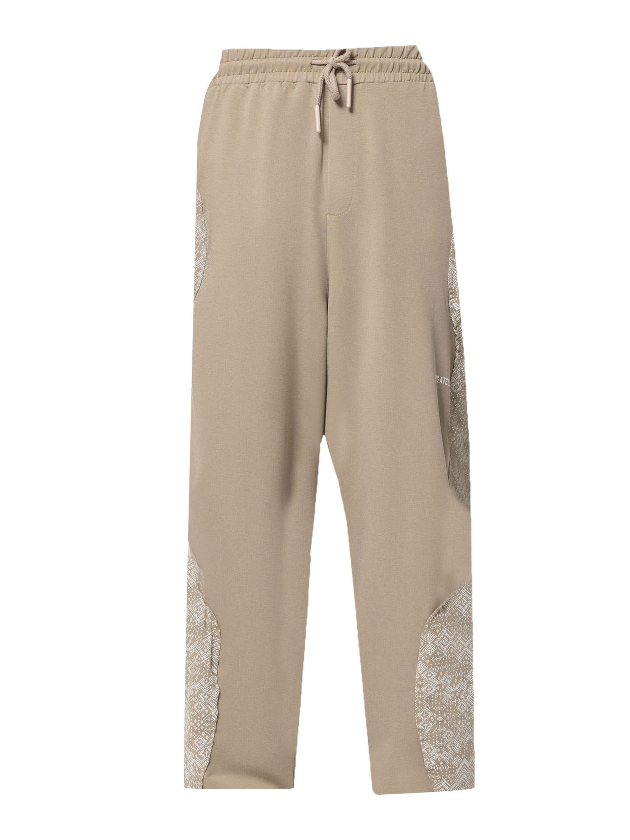 VAMOS CLO Свободный крой Штаны в Бежевый: спереди