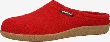 GIESSWEIN - Zapatillas de casa 'Veitsch' en rojo: frente