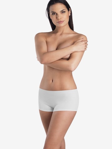 Hanro Boyshorts ' Cotton Seamless ' in White: front