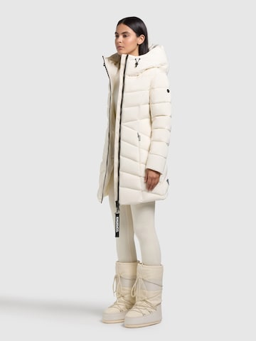 khujo Wintermantel 'Dier' in Wit