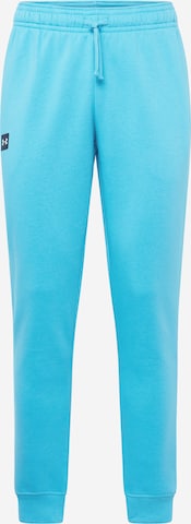 Pantalon de sport 'Rival' UNDER ARMOUR en bleu : devant