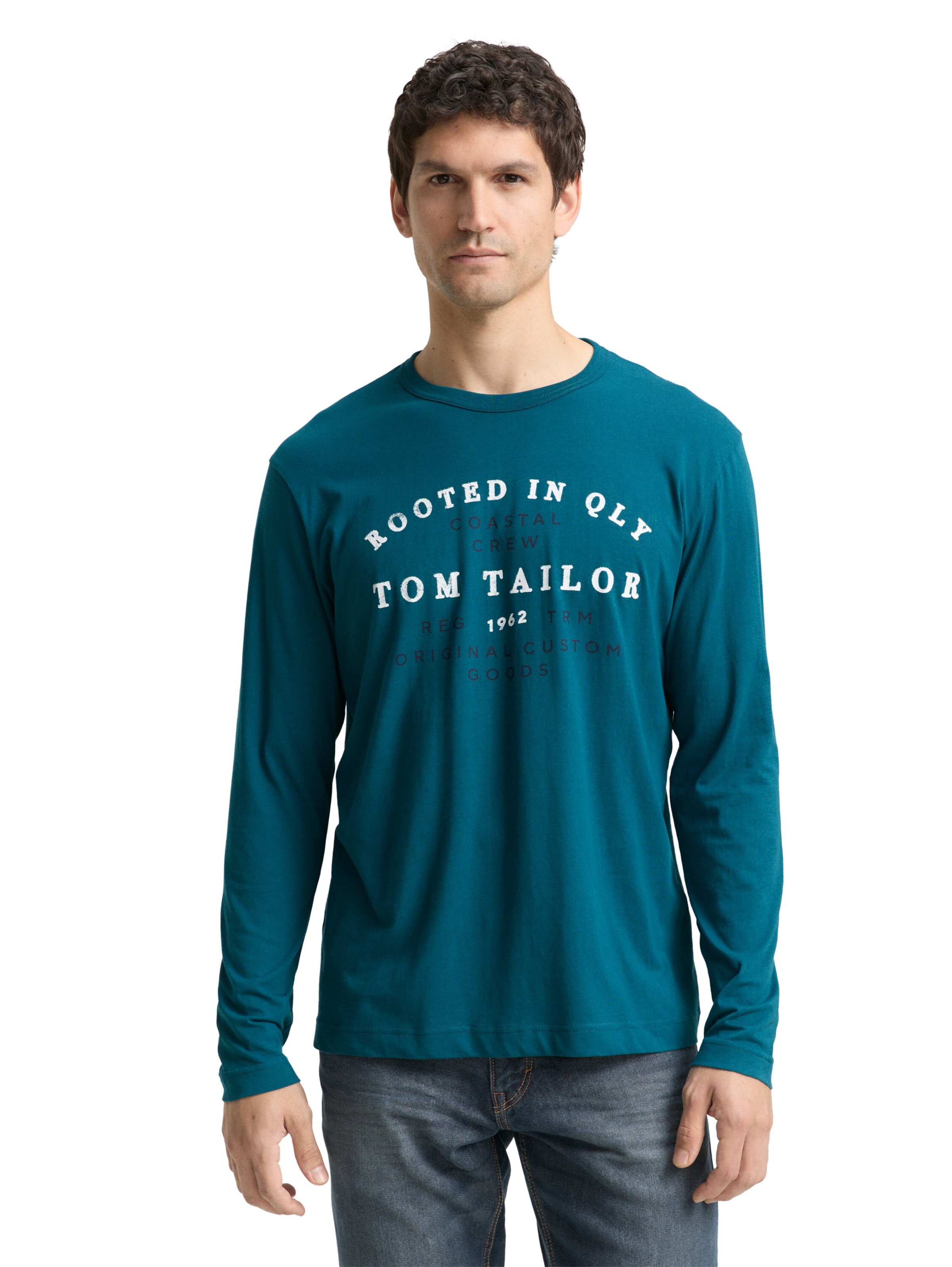 TOM TAILOR Shirt in Green: front