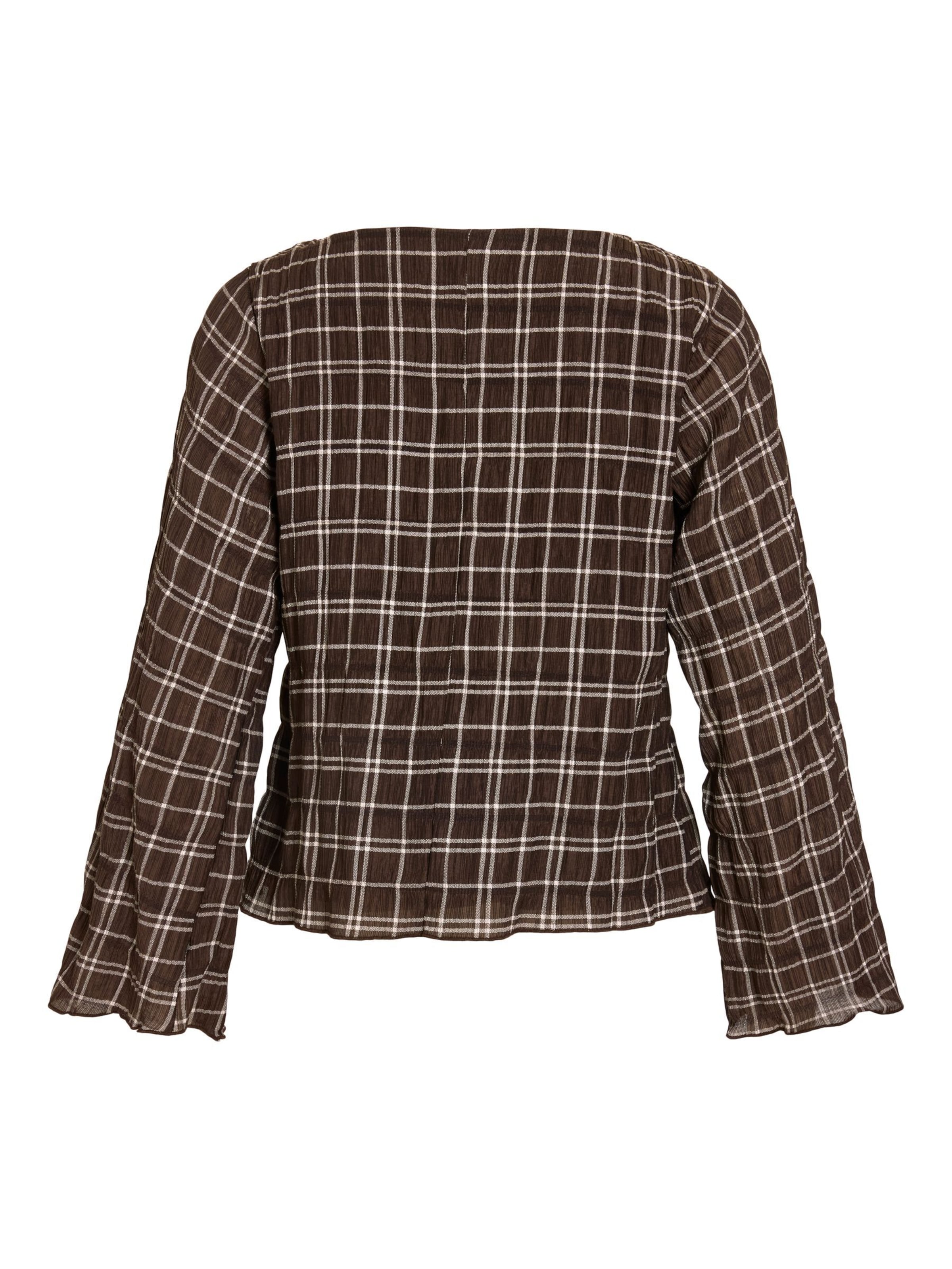 VILA Blouse 'VIEBLA' in Bruin