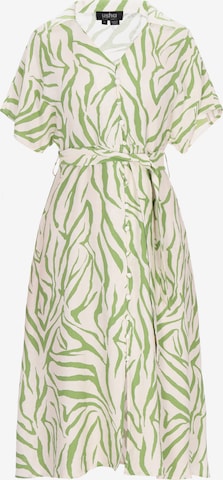 Robe-chemise 'Classic' usha BLACK LABEL en blanc : devant