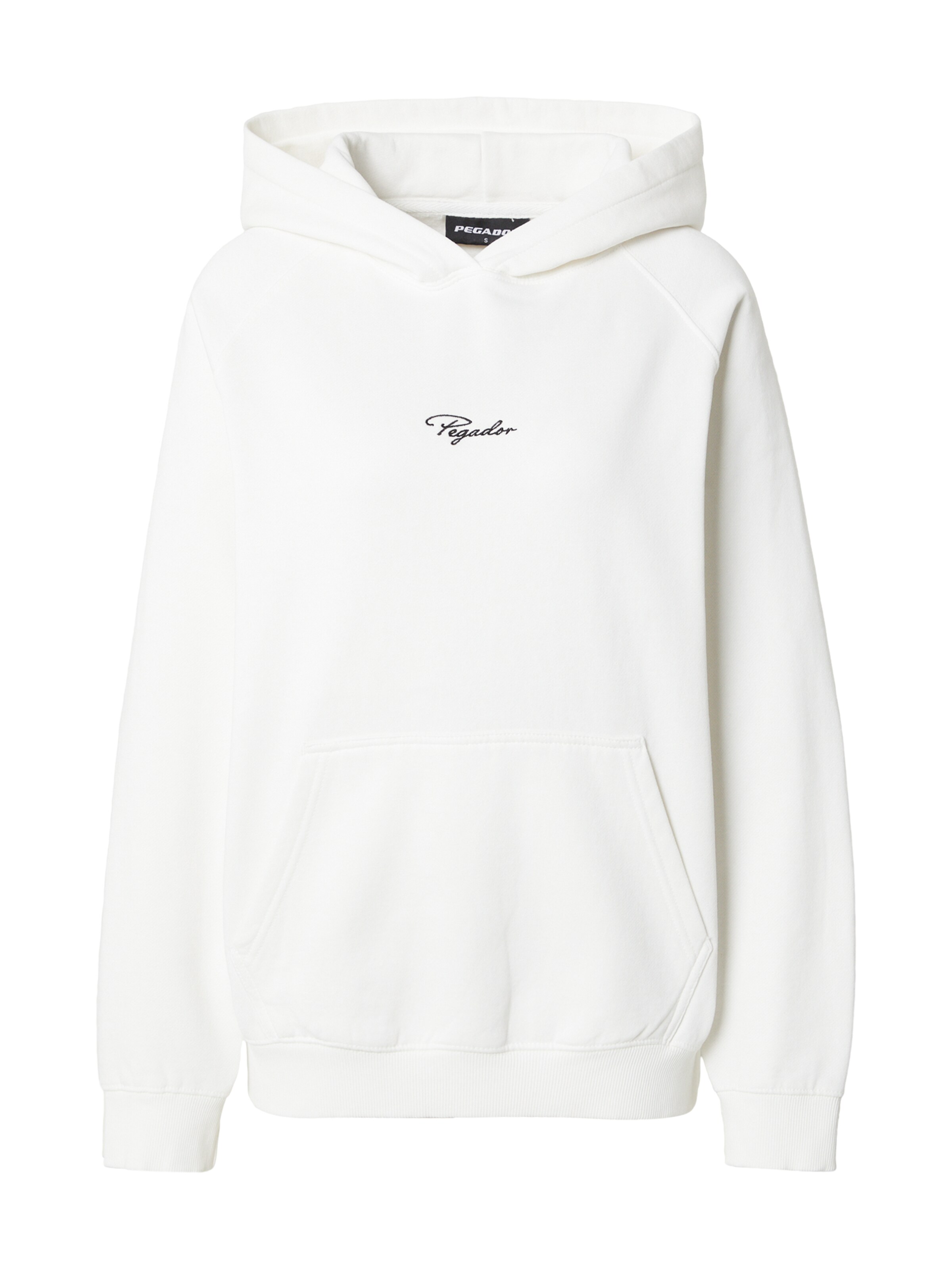 Pegador Sweat-shirt 'JURTI' en noir / blanc cassé, Vue avec produit