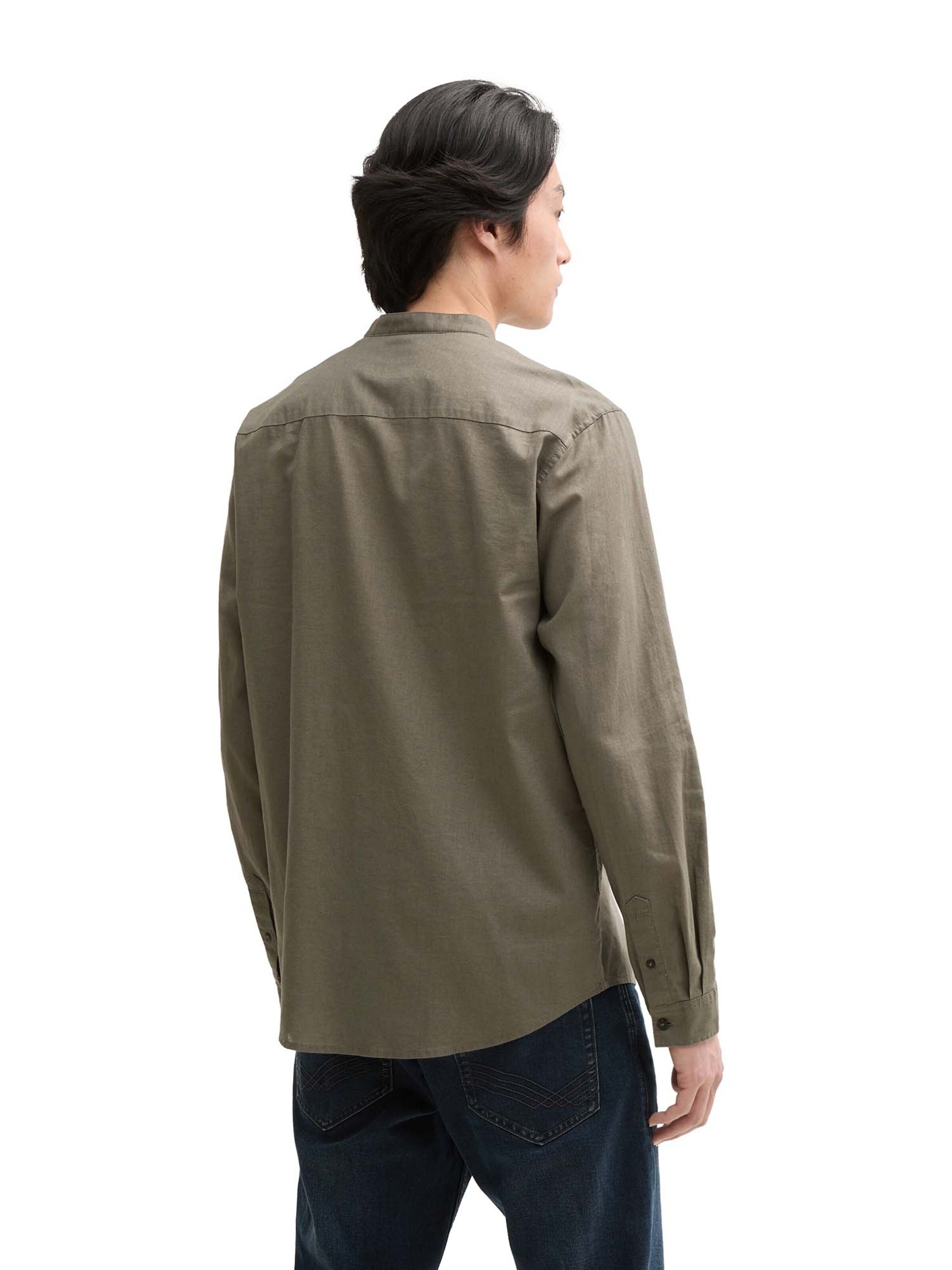 TOM TAILOR Regular fit Риза в зелено