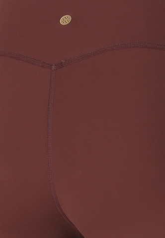 Athlecia Skinny Workout Pants 'Luxe' in Red