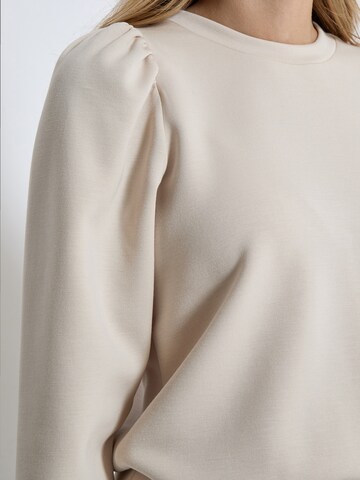 Sweat-shirt 'Dicette' Peppercorn en beige
