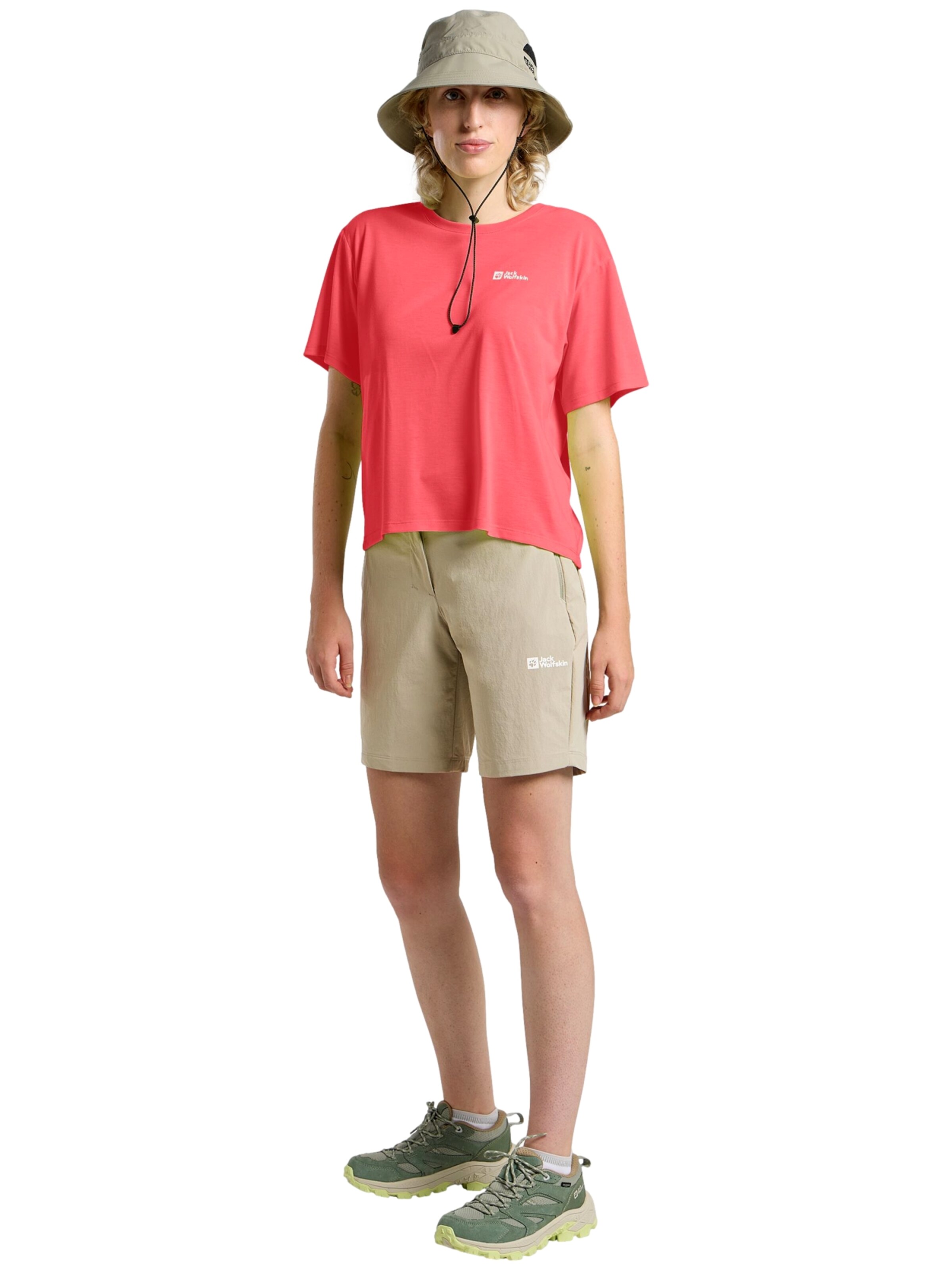 JACK WOLFSKIN Funktionsbluse 'Vonnan' i pink