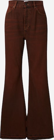 WEEKDAY Wide Leg Jeans 'Grove' in Rot: predná strana