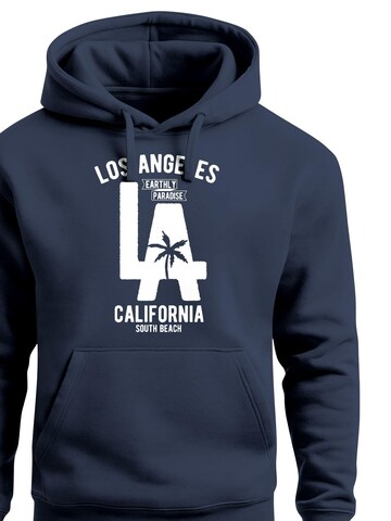 Neverless Sweatshirt 'Los Angeles' in Blue