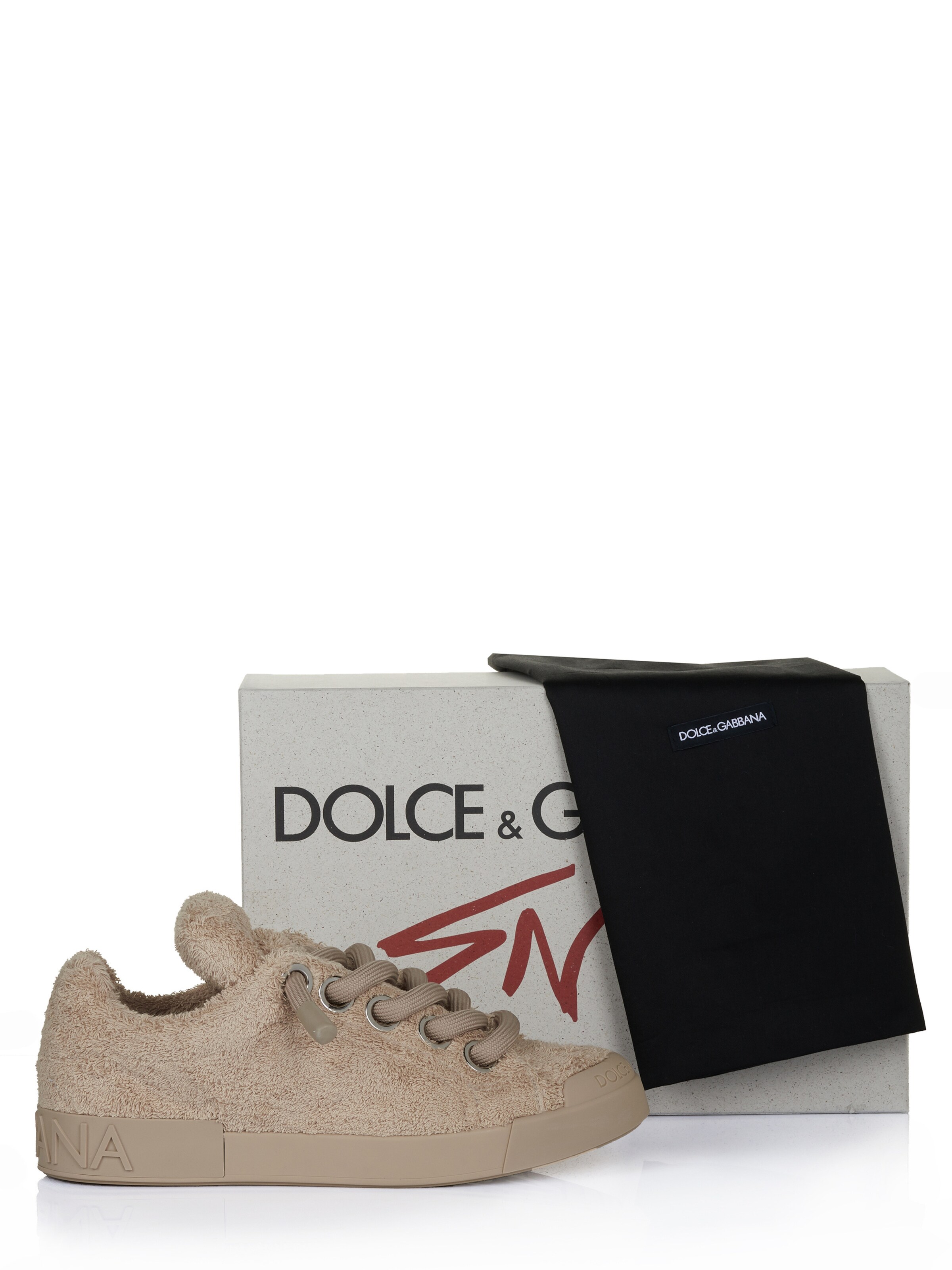 DOLCE & GABBANA Sneaker in Beige