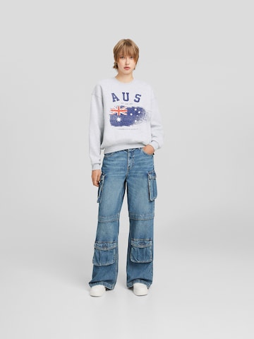 Bershka Sweatshirt in Grijs