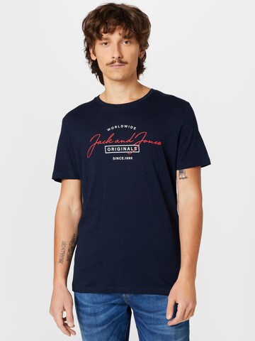 JACK & JONES Shirt 'FERRY' in Blue: front