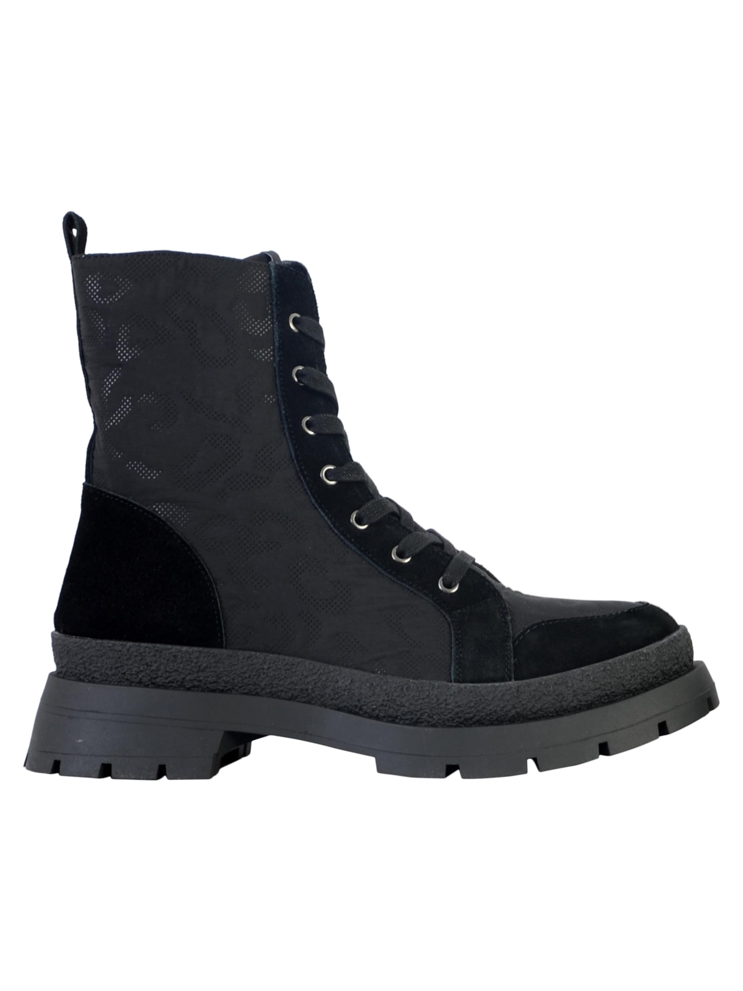 Bottines 'Padded Schnürstiefelette' Desigual en noir