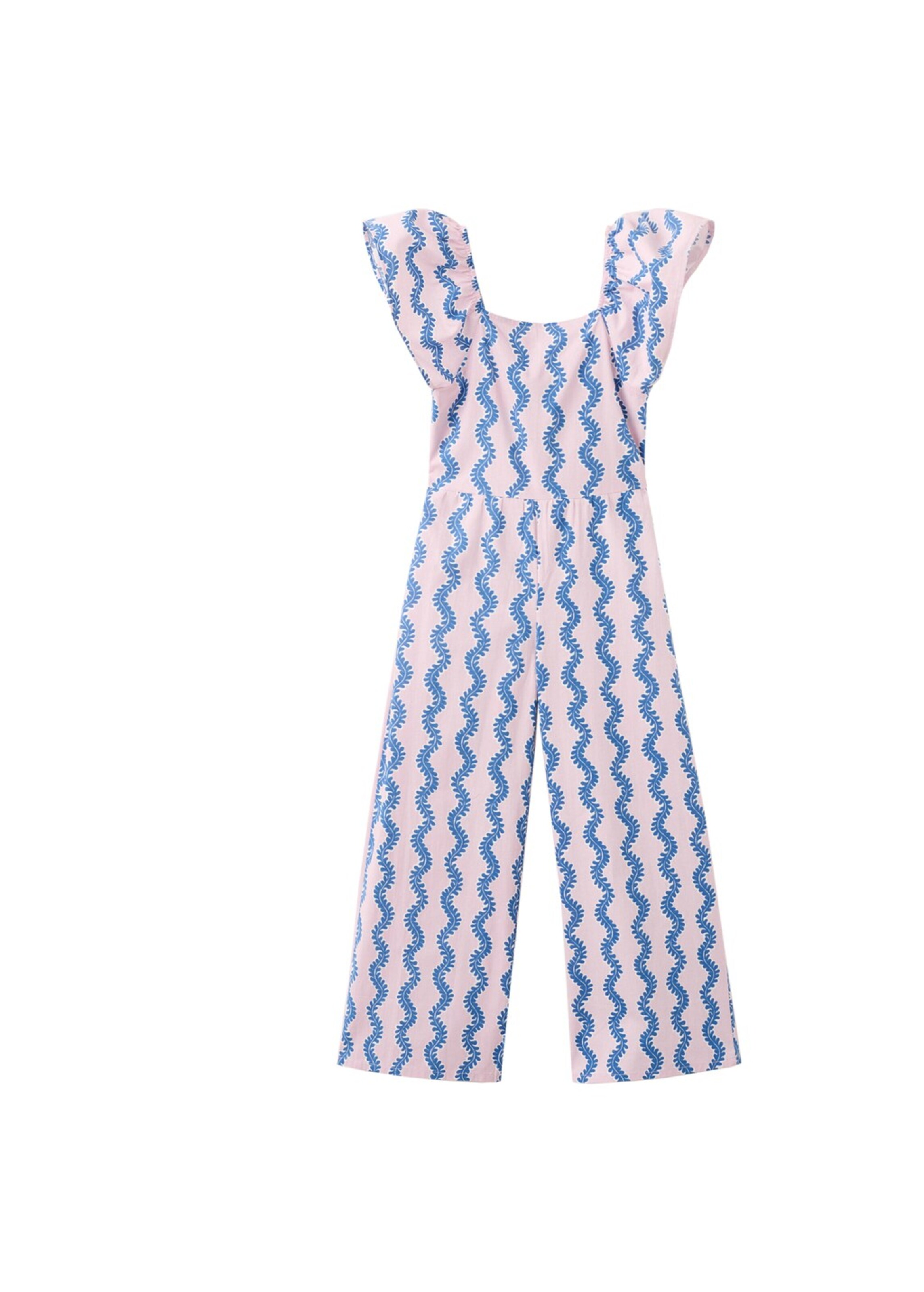 MANGO KIDS Dungarees 'Alga' in Pink: front