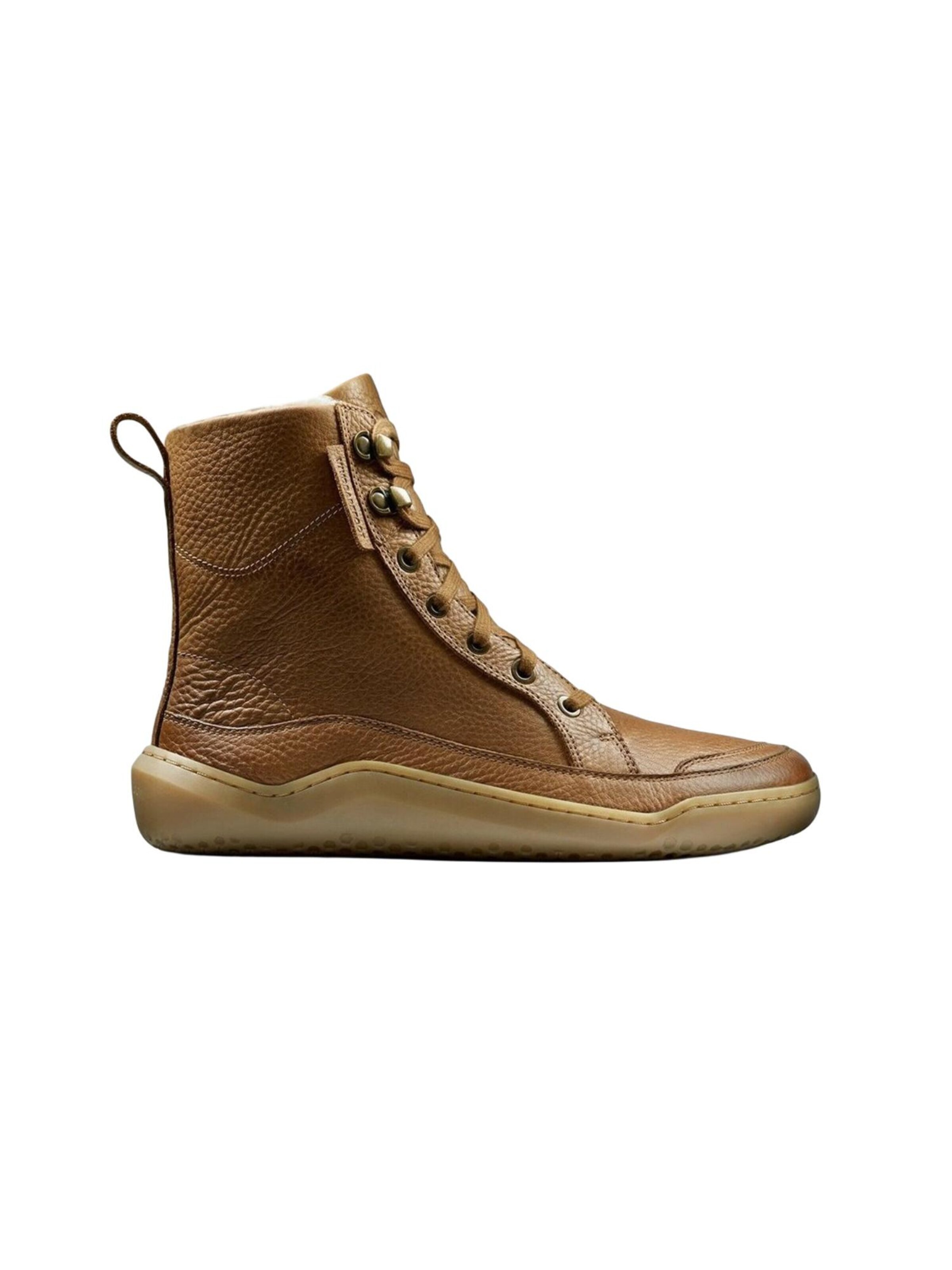 Boots 'GOBI BOOT WARMLINED WOMENS' Vivo Barefoot en marron : devant