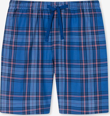 SCHIESSER Pajama Pants ' Mix & Relax ' in Blue: front