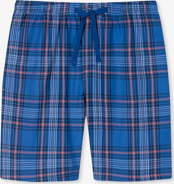 SCHIESSER Pajama Pants ' Mix & Relax ' in Blue: front