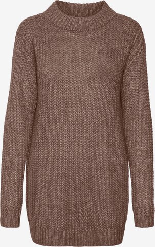 VERO MODA - Pullover 'THUNDER' em castanho: frente