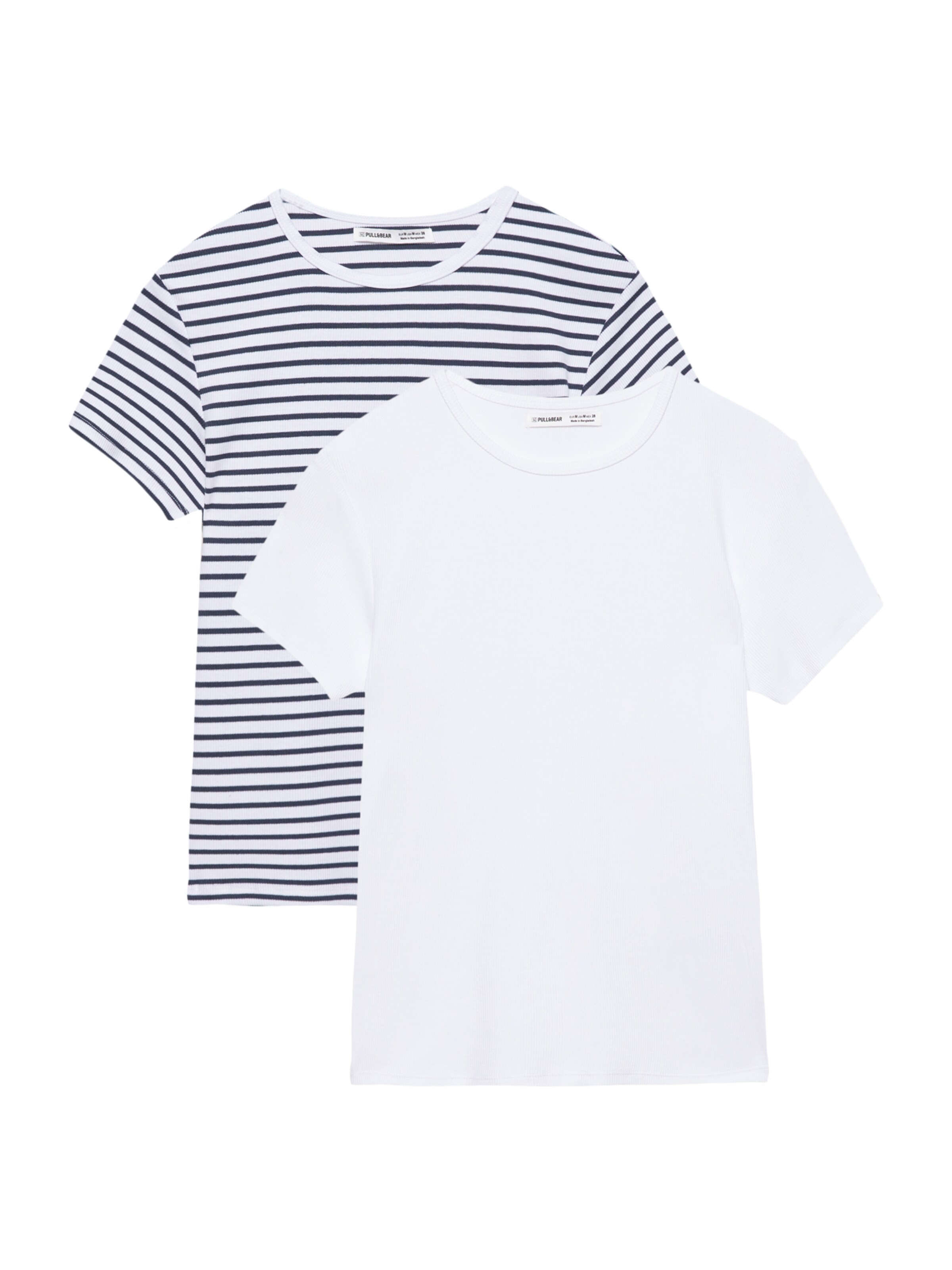Pull&Bear Shirt in Blauw: voorkant