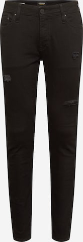 JACK & JONES - Skinny Vaquero 'Liam' en negro: frente