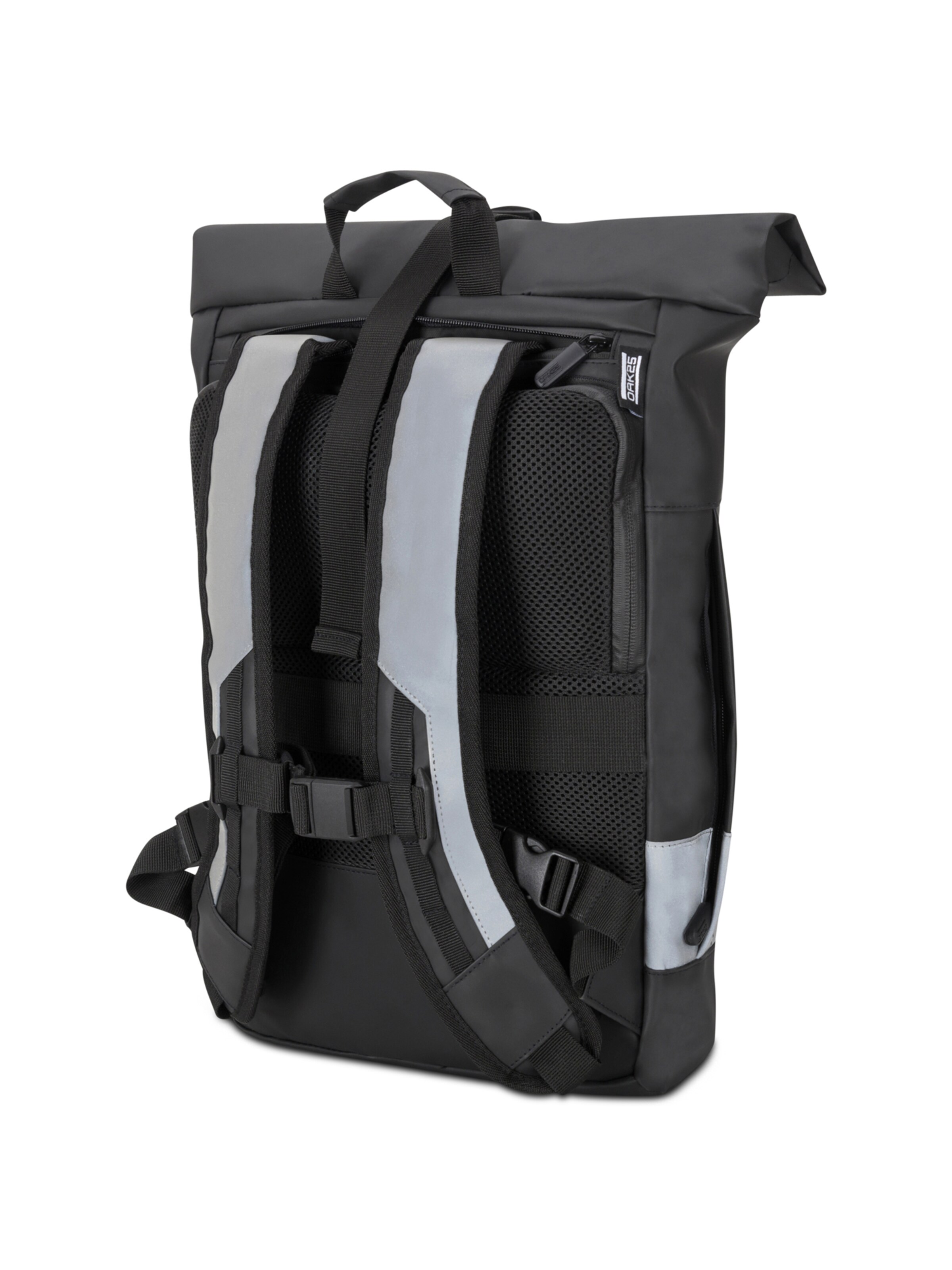 Zaino 'Everyday Rolltop Bike' di OAK25 in nero