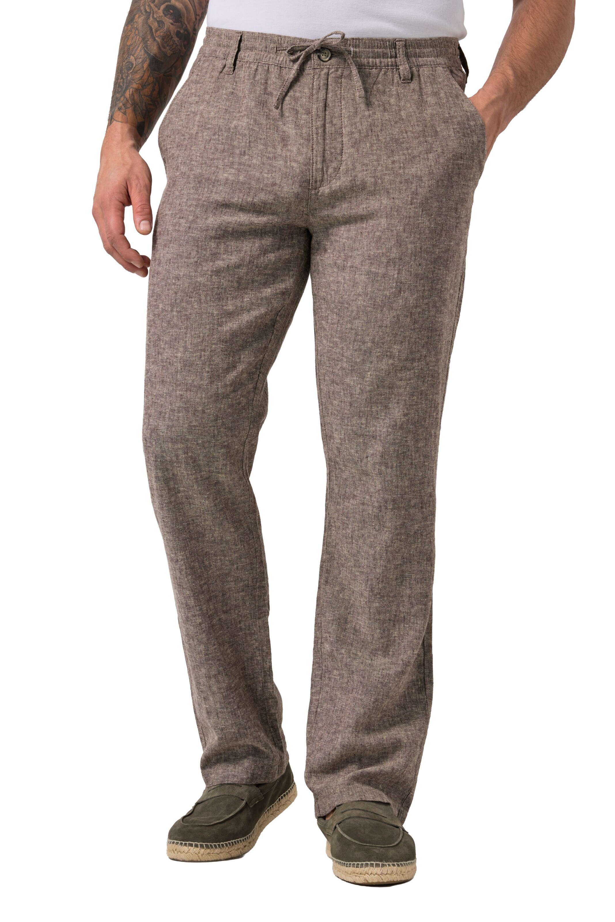 JP1880 Regular Trousers in Brown: front