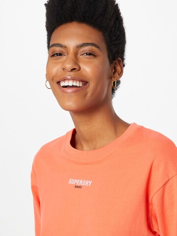 Superdry T-Shirt 'Code Micro' in Orange