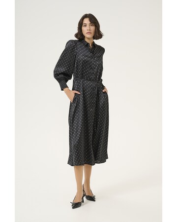 Kaffe Shirt dress in Black