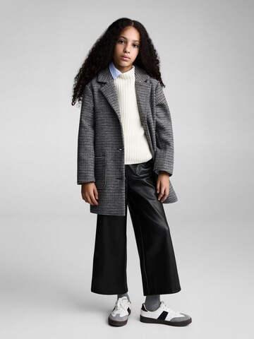 MANGO KIDS Wide leg Trousers 'Janet' in Black: front