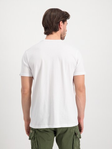 T-Shirt ALPHA INDUSTRIES en blanc