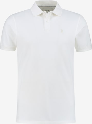 Shiwi Poloshirt 'Justin' in Weiß: predná strana