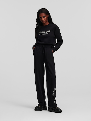 Loosefit Pantaloni di Karl Lagerfeld in nero