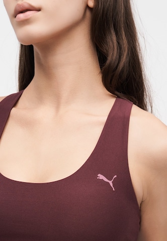 PUMA Μπουστάκι Αθλητικό σουτιέν 'CLOUDSPUN' σε κόκκινο