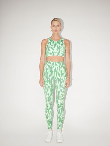 LeGer by Lena Gercke Skinny Workout Pants 'Aylin' in Green