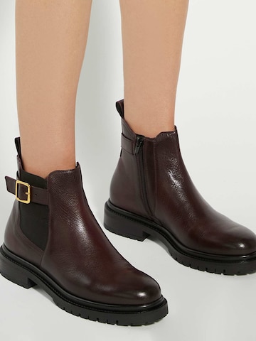 Bottines 'Paused' Dune LONDON en rouge