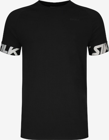 SikSilk Koszulka w kolorze czarny: przód
