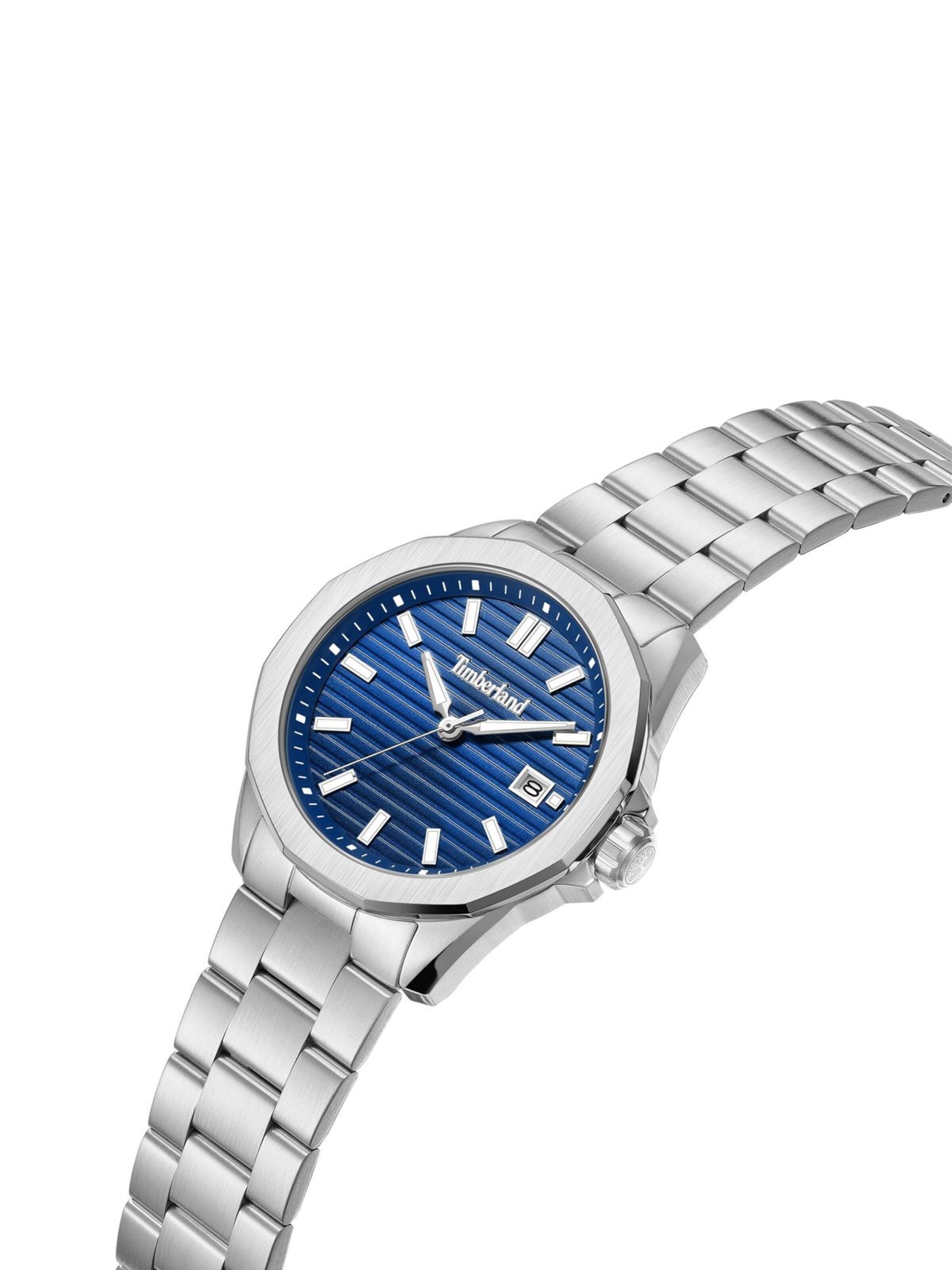 TIMBERLAND Analoog horloge 'Date watch Bretton Woods' in Zilver