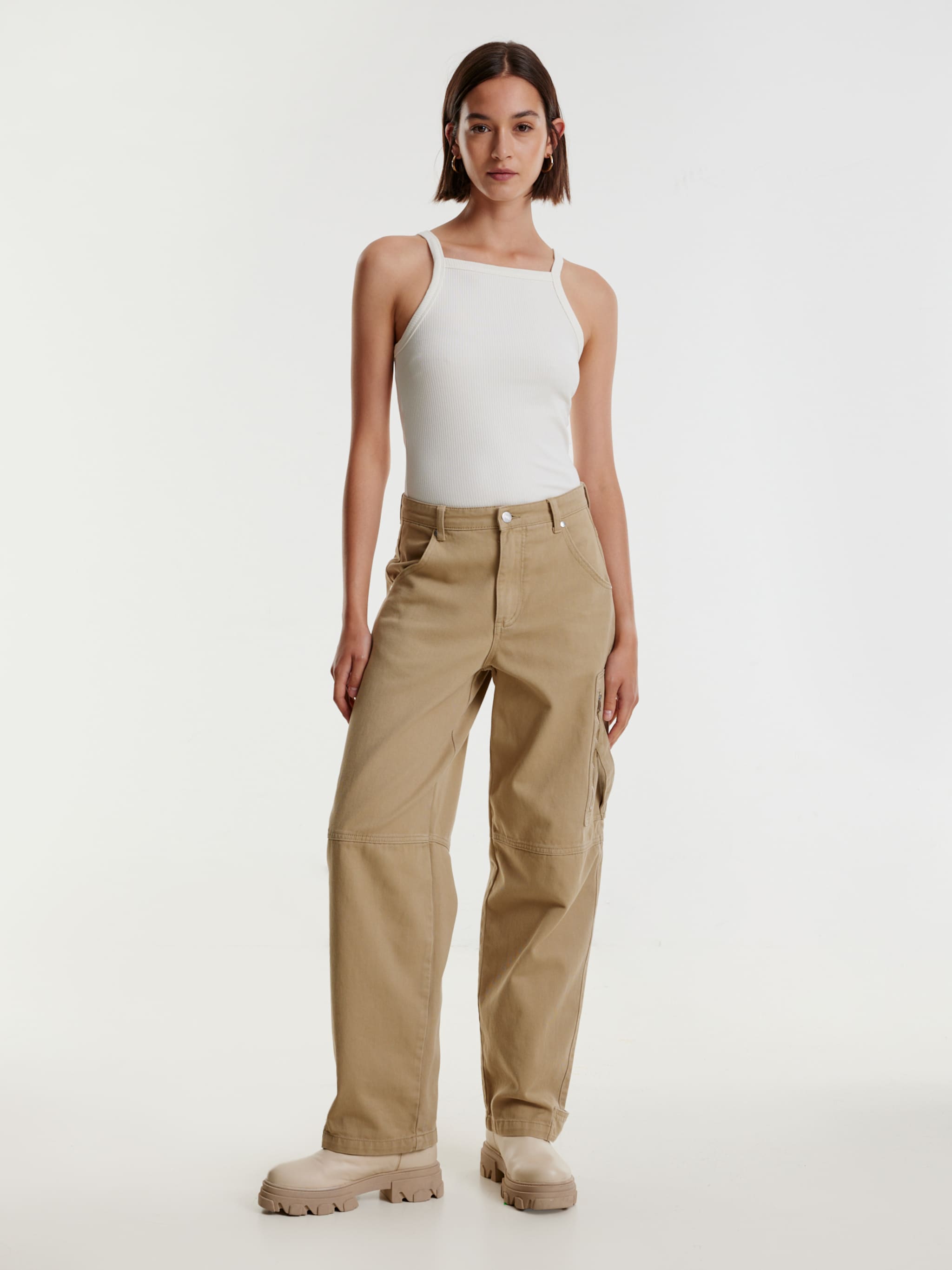 EDITED Producten Jeans 'Rieke' Bruin