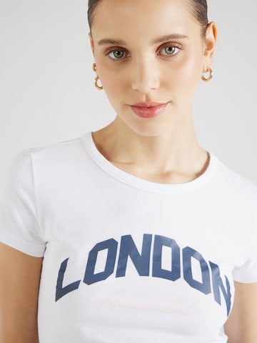 T-shirt 'LONDON' AÉROPOSTALE en blanc