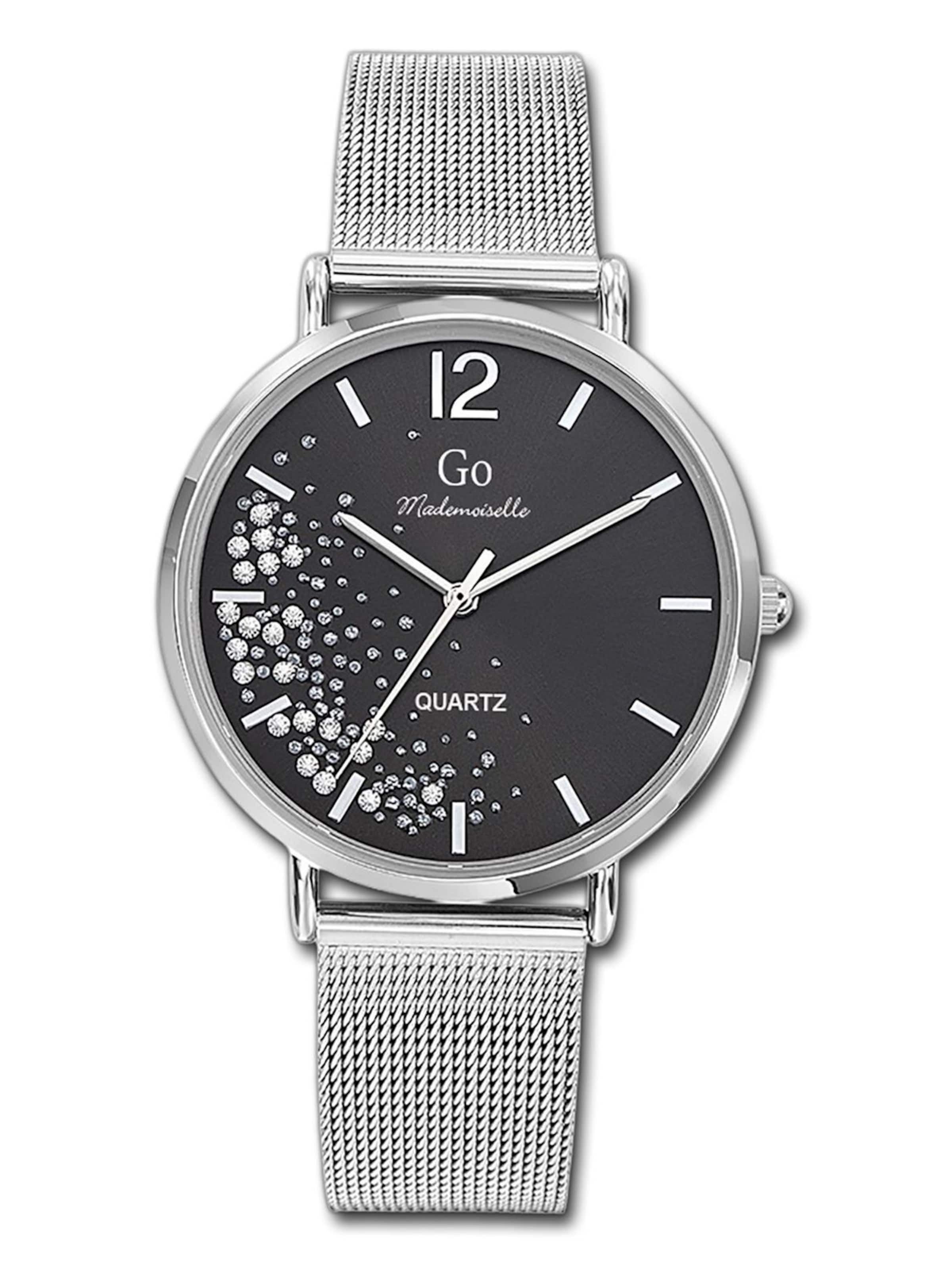 GO GirlOnly Analog Watch in Silver: front