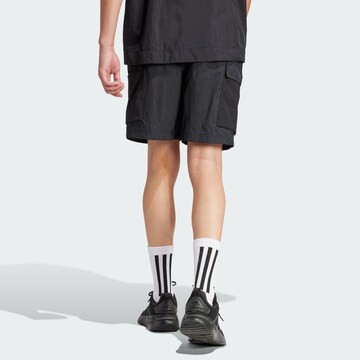 ADIDAS SPORTSWEAR Loosefit Sportbroek 'City Escape' in Zwart