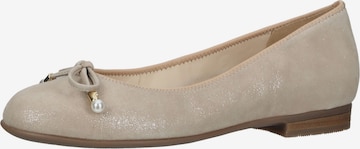 Ballerines ARA en beige : devant