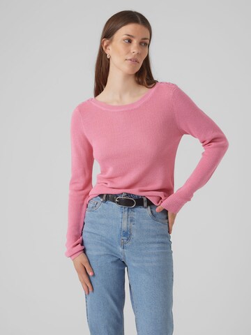 VERO MODA Sweater 'NEW LEXSUN' in Pink: front